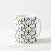 六角チェーンコーヒーマグ コーヒーマグカップ (正面右)