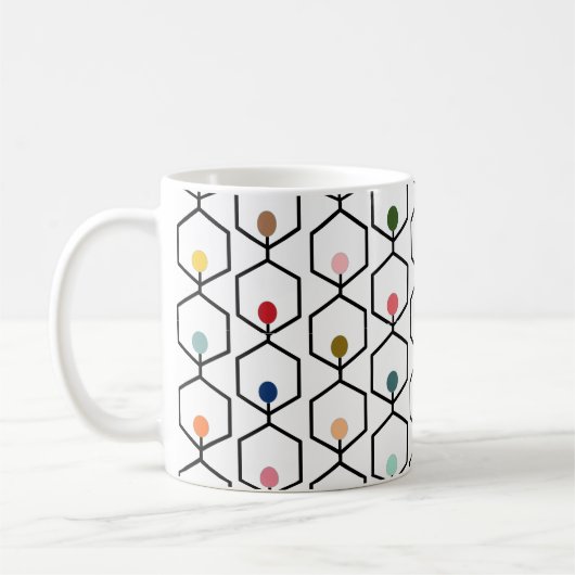 六角チェーンコーヒーマグ コーヒーマグカップ (左)