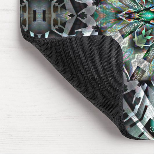 六角バナーと落書き、デジタル マウスパッド (コーナー)