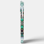 六角バナーと落書き、デジタル Case-Mate iPhoneケース (裏面 / 左)