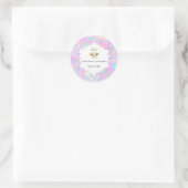 六角ビーのロゴクラシック丸シール ラウンドシール (バッグ)