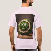 六角メンズTシャツデザイン Tシャツ (裏面)