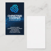 六角モダン工業用ロゴ 名刺 (正面/裏面)