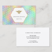 六角ラベル金蜂 名刺 (正面/裏面)