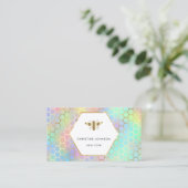 六角ラベル金蜂 名刺 (スタンド正面)