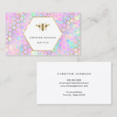 六角ラベル 名刺 (正面/裏面)