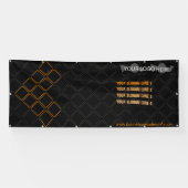 六角三角形ミーティングアップフォトブース背景 横断幕 (横)