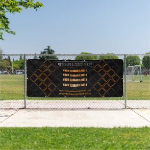 六角三角形ミーティングアップ展示背景 横断幕