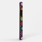 六角形のカラフルで幾何学的なパターン Case-Mate iPhoneケース (裏面/右)