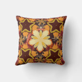 六角形のジオメトリ繰り返しシームレスパターン  クッション (裏面)