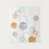 六角形の分散 タペストリー (正面)