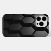 六角形の壁紙 iPhoneケース (裏面横)