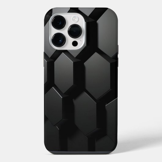 六角形の壁紙 iPhoneケース (裏面)