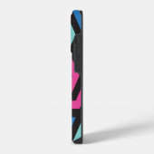 六角形の幾何学模様 iPhoneケース (左側面)