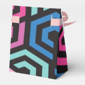 六角形の幾何学的パターン フェイバーボックス (裏面サイド)