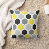 六角形の継ぎ目が無い壁紙パターン クッション (ブランケット)