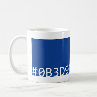 六角形の色のマグ(青い) コーヒーマグカップ