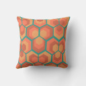 六角形の花 クッション (裏面)