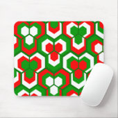 六角形の花 マウスパッド (マウス)