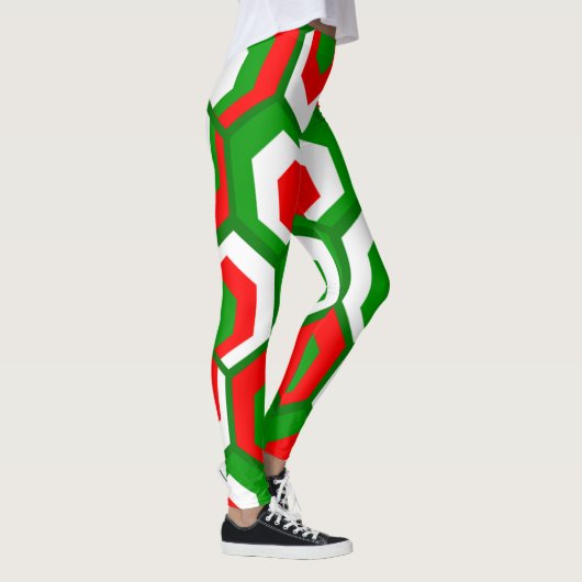 六角形の花 レギンス (右)