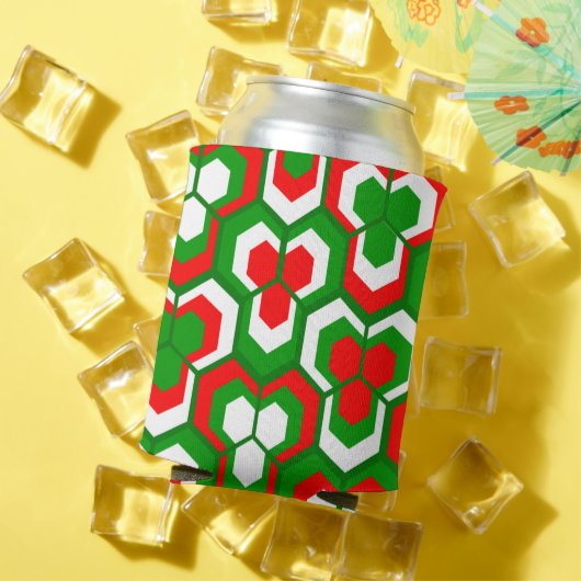 六角形の花 缶クーラー (インサイチュ 夏)