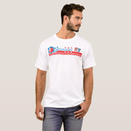 六角形の象及びろばのワイシャツ Tシャツ