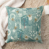 六角形の都市 クッション (ブランケット)