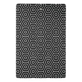 六角形は幾何学的なパターンを織ります ミニクリップボード (裏面)