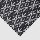 六角形は幾何学的なパターンを織ります 薄葉紙 (詳細)