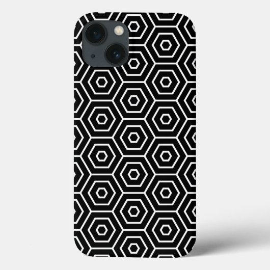 六角形は幾何学的なパターンを織ります Case-Mate iPhoneケース (裏面)