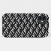 六角形は幾何学的なパターンを織ります Case-Mate iPhoneケース (裏面(横))