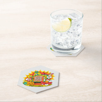 六角形は最も強い形である ペーパーコースター