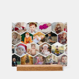 六角形フォトコラージュ アクリルサイン