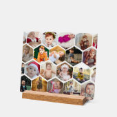 六角形フォトコラージュ アクリルサイン (傾斜)