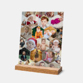 六角形フォトコラージュ アクリルサイン (傾斜)