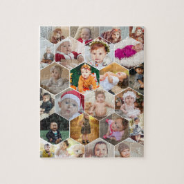 六角形フォトコラージュ ジグソーパズル