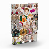 六角形フォトコラージュ フォトブロック (左)