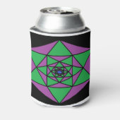 六角形マンダラ 缶クーラー (缶裏面)