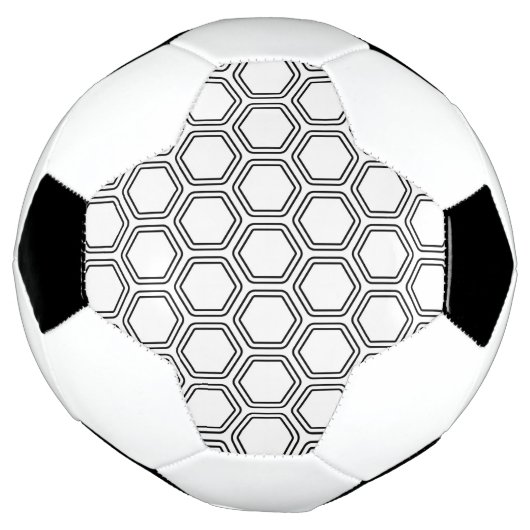六角形柄サッカーボール サッカーボール (回転)