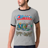 六角形2019年: 泥地の信号器のワイシャツの遊戯 Tシャツ (正面)