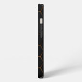 六角形 ブラック&ゴールド Case-Mate iPhoneケース iPhone 13ケース (左側面)