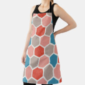 六角形(モノクロ) エプロン (インサイチュ)