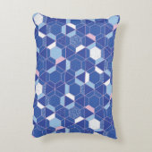 六角形、三角形：ジオメトリ抽象芸術パターン。 アクセントクッション (裏面(縦))