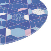 六角形、三角形：ジオメトリ抽象芸術パターン。 カッティングボード (角)