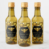 六角感謝してい蜂 ワインラベル (ボトル)