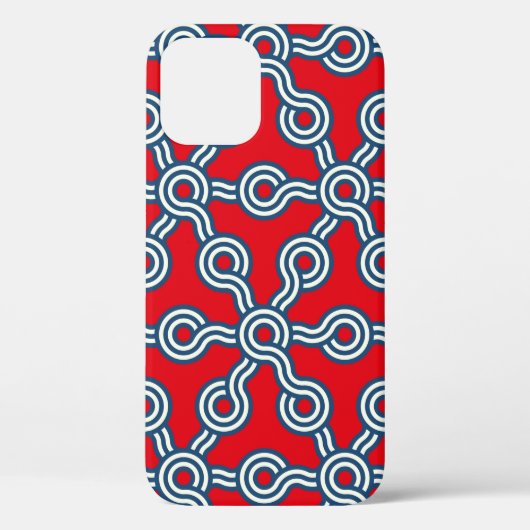六角格子縞模様 Case-Mate iPhoneケース (裏面)