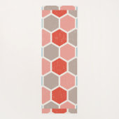 六角模様 ヨガマット (裏面)