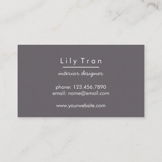 六角水彩大理石名刺 名刺 (裏面)