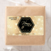 六角金ゴールド蜂ハチミツ ラベル (インサイチュ)