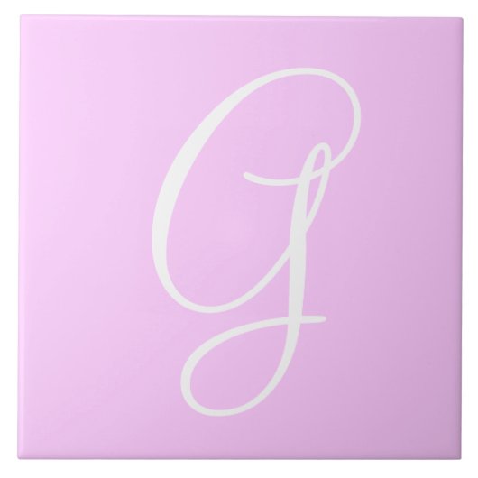 六角ffccff色数モノグラムセラミックタイル タイル (正面)